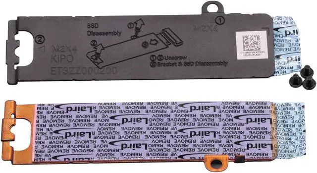 Alt view image 2 of 5 - NEW M.2 2280 SSD Heatsink Thermal Shield Caddy Replacement for 6GFVV Dell G15 5530 5531 5535 G16 7630 7635 Solid State Drive M2 2280 SSD Bracket 06GFVV