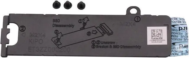 Main image of NEW M.2 2280 SSD Heatsink Thermal Shield Caddy Replacement for 6GFVV Dell G15 5530 5531 5535 G16 7630 7635 Solid State Drive M2 2280 SSD Bracket 06GFVV