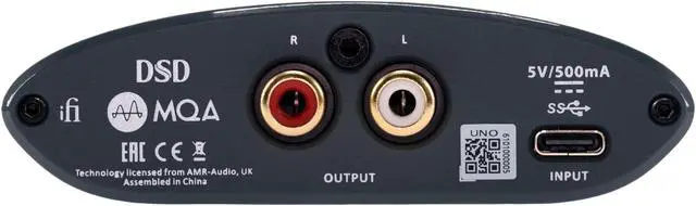 Alt view image 3 of 5 - iFi uno - DAC & Headphone AMP - USB-C Input - Improve Lacklustre Audio - Streaming/Gaming/Music Modes Adjust Sound to Suit You - 32-bit/384kHz/DSD256/MQA - Windows/MAC/Smart Device/Active Speakers