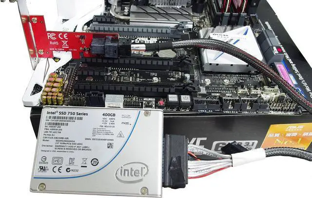 Alt view image 2 of 5 - Ableconn PEXU2-131 PCI Express x4 to SFF-8643 Adapter Card for PCIe U.2 NVMe SSD - Support 2.5-inch U.2 NVMe SSD - U.2 SSD Adapter