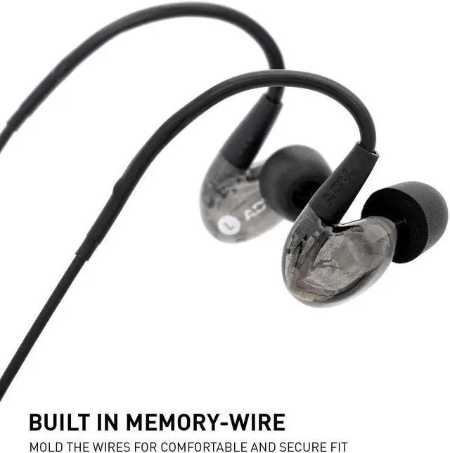 Alt view image 3 of 5 - ADVANCED SOUND GROUP ADV. Model 2 Live Edition / 3.5 mm Jack Phones/Laptops Sweatproof, Running, Workout Gym Wired in-Ear Headphones Without Mic, Black