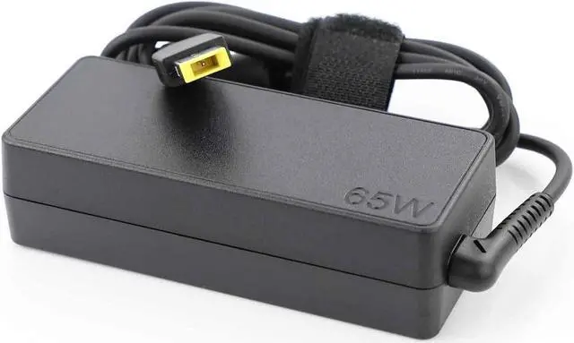 Alt view image 3 of 5 - Genuine 65W 45W Square Tip Charger for Lenovo Q24i-1L 66C0 Monitor 20V 3.25A Power Supply Adapter Cord