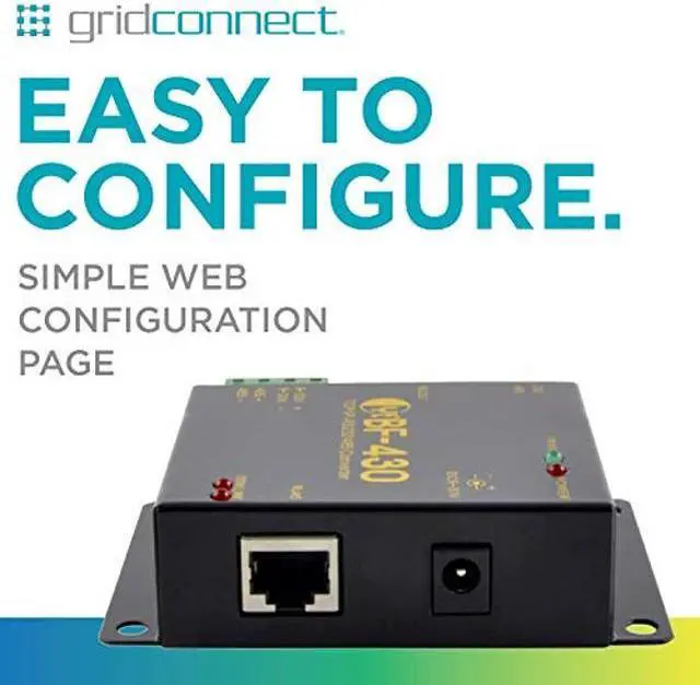 Alt view image 5 of 5 - Industrial Serial RS232 Ethernet & RS485 Converter - BF-430