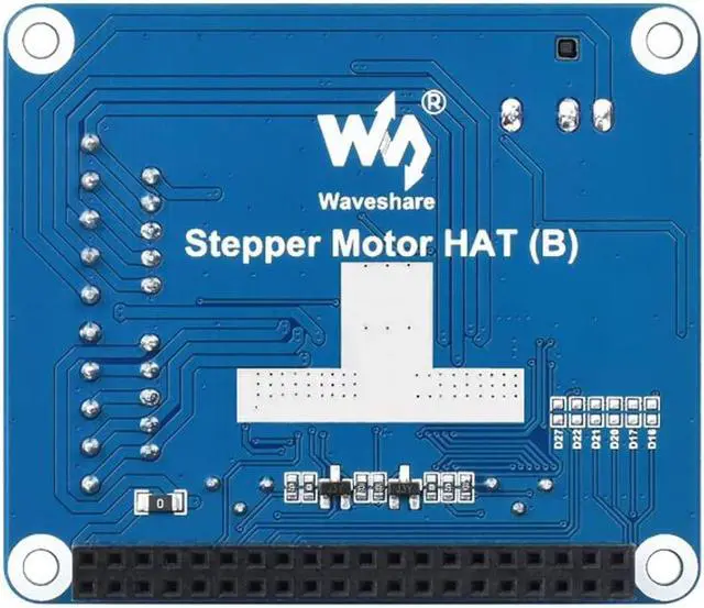 Alt view image 2 of 5 - Coolwell HRB8825 Stepper Motor HAT Compatible Raspberry Pi Series Board/Jetson Nano, Drives Two Stepper Motors, 6 Available Microstepping Modes