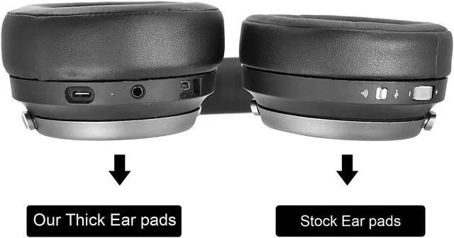 Alt view image 3 of 5 - Upgrade Virtuoso XT Thicker Earpads - 2 pair Replacement Ear Cushion Compatible with Corsair Virtuoso RGB Wireless SE Gaming Headset