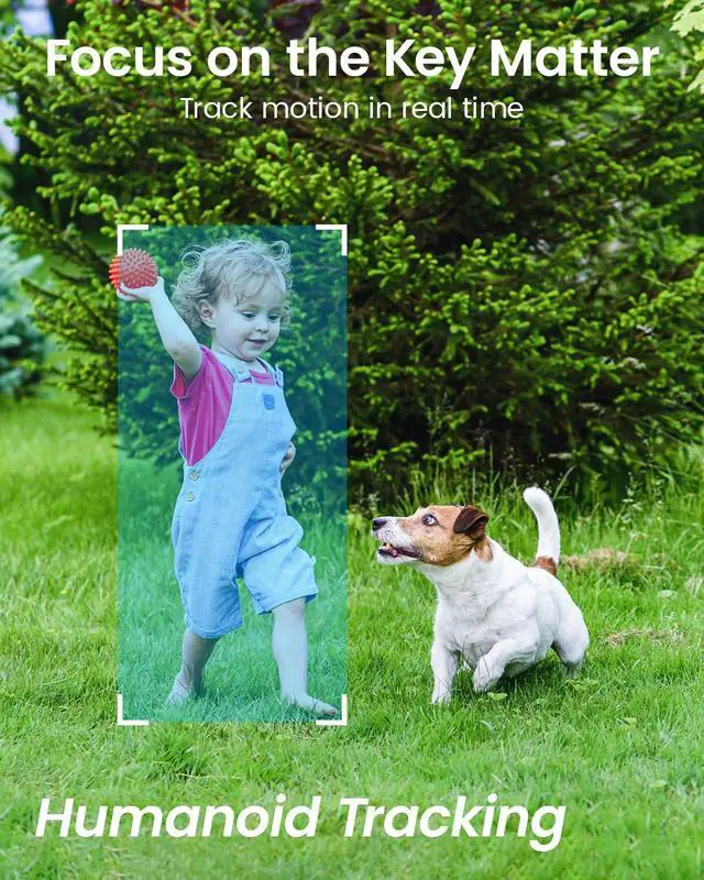 Alt view image 3 of 5 - DEKCO 2K Security Camera Outdoor 2Packs, WiFi Outdoor Security Cameras Pan-Tilt 360deg View, 3MP Surveillance Cameras with Motion Detection and Siren, 2-Way Audio, Full Color Night Vision, Waterproof