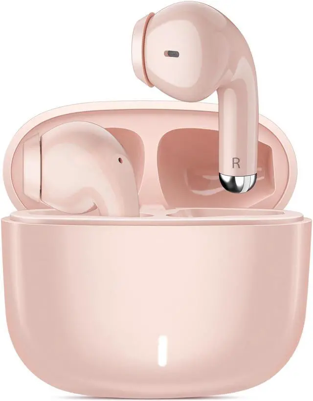Main image of Wireless Earbuds for Samsung S24 Ultra S23 Fe S22+ S21, 5.3 Bluetooth Earbuds Ear Buds with Mic Touch HiFi Stereo Wireless Headphone for iPhone 15 Pro Max 14 Plus Pixel 8 7 Pro 6 A, Pink