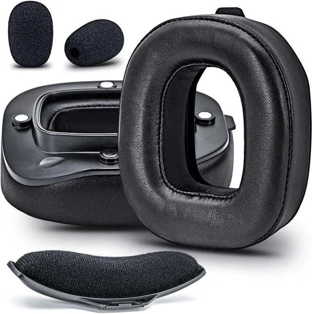 Main image of A40 tr Sheepskin Ear Cushion Earpads Compatible with Astro A40 TR Headset - with Headband/Microphone Foam by DIMOST