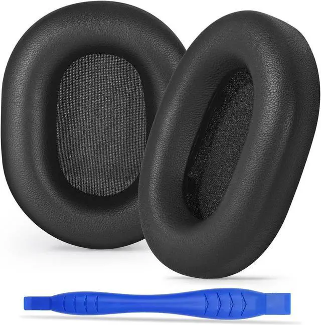 Main image of Aurivor Genuine Leather Ear-Pads Cushions for Sony WH-1000XM5 Noise Canceling Headphones, Premium XM5 Replacement Ear Covers with Soft Lambskin Leather, Optimized Memory Foam (Lambskin-Black)