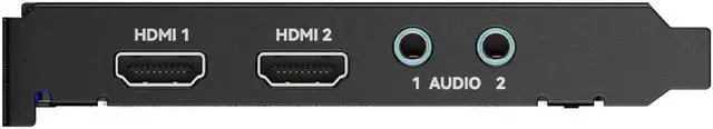 Alt view image 5 of 5 - Dual 4K HDMI Video Capture Card, USB 3.1, Plug and Play, Compatible with Windows/macOS/Linux, Ideal for Dual Camera Live Streaming, Recording, and Gaming