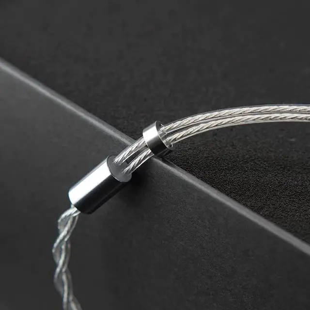 Alt view image 5 of 5 - FAAEAL Replacement Cable for Hifiman Sundara,Arya,Ananda,HE4XX,HE560,HE400SE,HE-350 Headphones Cable 3.5mm/2.5mm/4.4mm/6.35mm to Dual 3.5mm Upgrade Cord 1.45meters/4.7ft (2.5mm to Dual 3.5mm)
