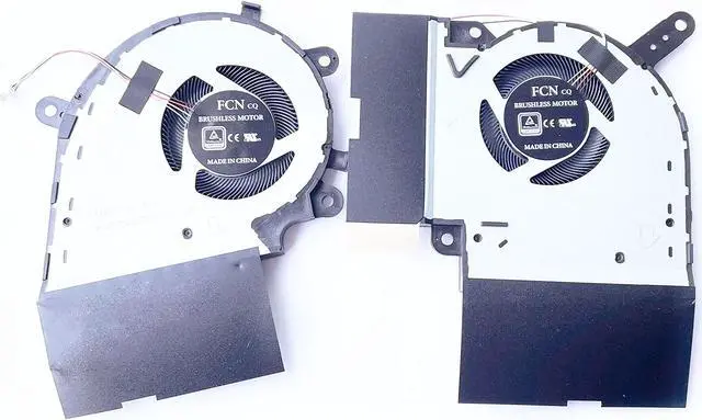 Alt view image 2 of 5 - New CPU+GPU Cooling Fan Replacement for ASUS ROG Strix G731 G731G G731GT G731GW G17 G712 G712LU G712LV G712LW G712LWS G532L G712L G732LW Series DC12V DFSDK22105182L FMMT DFSCK22115181L FMMU