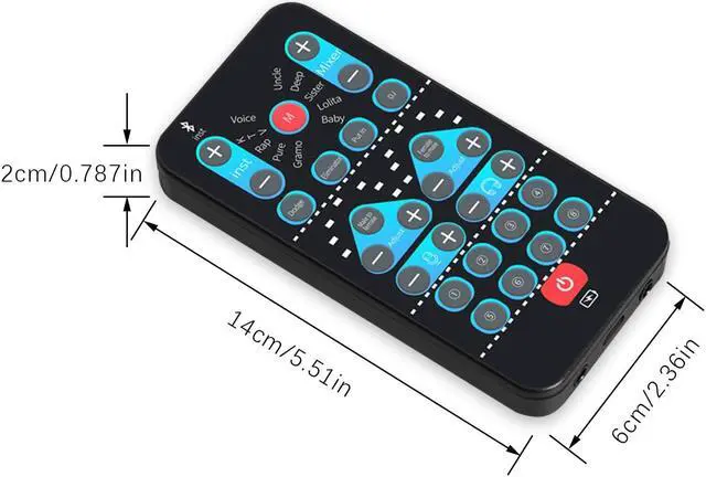 Alt view image 3 of 5 - Voice Changer, Portable Handheld Microphone Voice Modulator Disguiser with 8 Sound Effects, Handheld Gaming Recording for Mobile Phone Computer PS4 PS5 Xbox One Games
