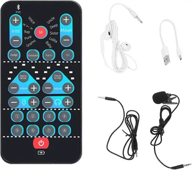 Alt view image 5 of 5 - Voice Changer, Portable Handheld Microphone Voice Modulator Disguiser with 8 Sound Effects, Handheld Gaming Recording for Mobile Phone Computer PS4 PS5 Xbox One Games