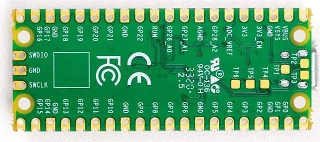 Alt view image 3 of 5 - Raspberry Pi Pico RP2040 microcontroller - in US Stock, Ready to Ship (4 Pack)