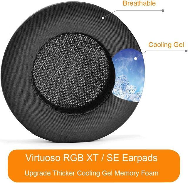 Alt view image 4 of 5 - Virtuoso XT Upgrade Thicker Earpads - Cooling Gel Earpads Compatible with corsair virtuoso RGB Wireless SE Gaming Headset Replacement Ear Pad Integrated Plastic Buckle,Thicker Earpads, Cooling Gel