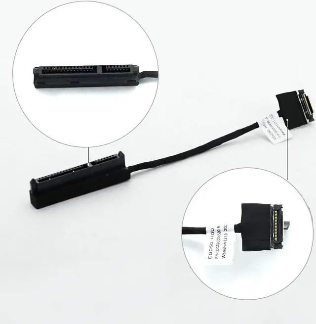 Alt view image 4 of 4 - DEVMO SATA Hard Drive Cable Connector+2.5" HDD Caddy Bracket+ Caddy Screws Compatible with Dell Latitude 5500 5501 5502 5505 and Dell Precision 3540 3541 3542 3550 3551