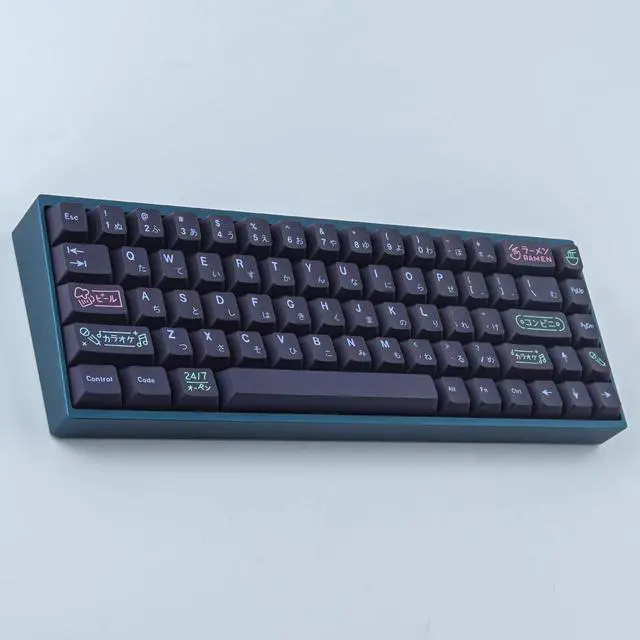 Alt view image 3 of 5 - JOMKIZ Keycaps, 148 Keys Dye Sublimation Cherry Profile Keycaps Japanese Keycap Set for Cherry MX Switches ISO/ANSI Layout Mechanical Keyboards
