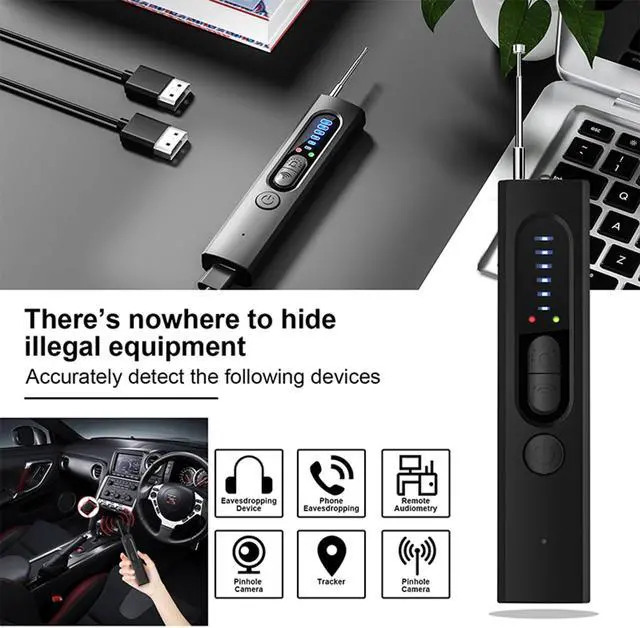 Alt view image 2 of 5 - HYO&ZOY Hidden Camera Detectors, GPS Detector, Privacy Protector, RF Signal/Magnetic/Bug/Hidden Devices Detector for GPS Tracker Listening Device Camera Finder for Car Office Trave