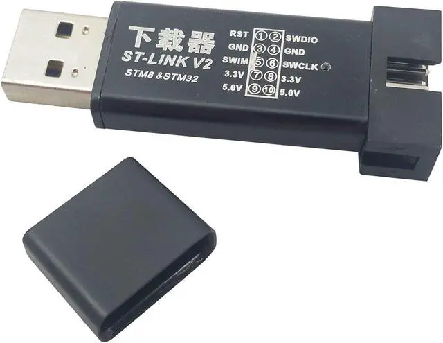 Alt view image 5 of 5 - [initeq] STM32 ARM STM32F103C8T6 Blue Pill Minimum System Development Board with ST-Link V2 USB Programmer (1-Pack + ST-Link V2)