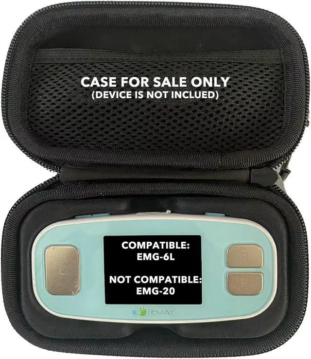 Alt view image 3 of 3 - Hard Carry Case for EMG-6L Device (Not for EMG-20) | Protective Travel Case for EMAY 6L Portable ECG Monitor (Case Only), EMG-6L CASE