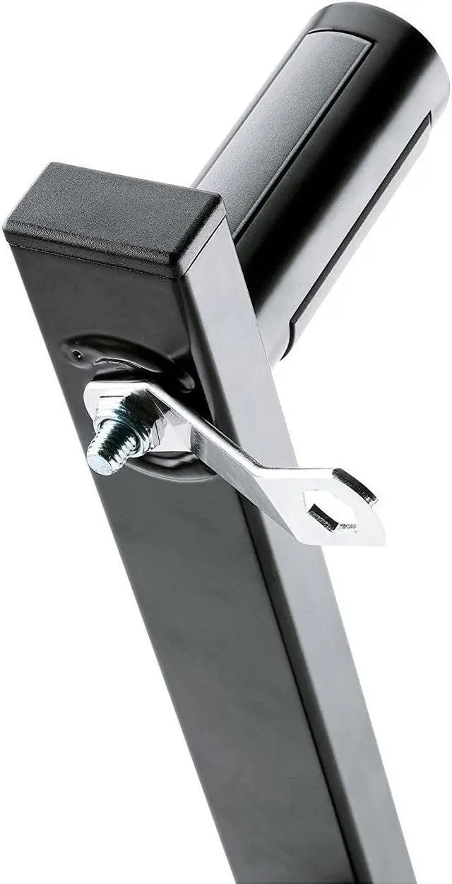Alt view image 2 of 4 - K&M Konig & Meyer 24110.000.55 Wall Mount Screw-On Speaker Bracket | 11 Tilt Positions | Patented Sturdy Bearing-Anchors | Easy Install | Extension Arm | Load Max. 110 lbs | German Made | Black