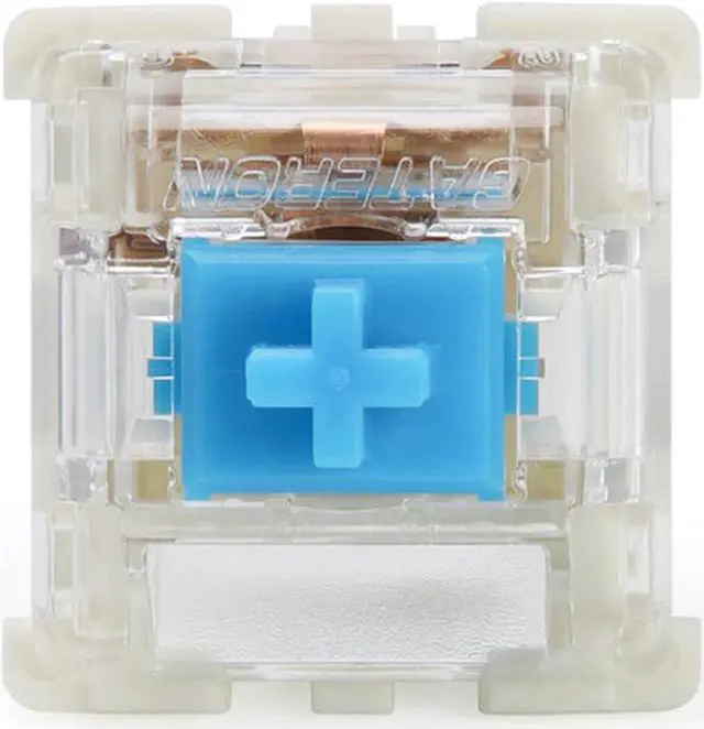 Alt view image 4 of 5 - Gateron G Blue Pro 3.0 Switches Pre-lubed 3pin RGB SMD Clicky for Gaming Mechanical Keyboard (72Pcs, Pro Blue 3.0)