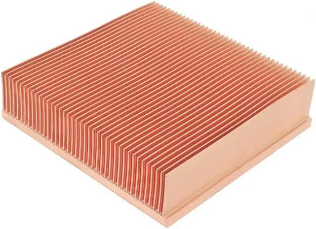 Main image of DIY Pure Copper Skiving Fin Heatsink 80x80x20mm / 3.15x3.15x0.79 inches for Electronic Chip LED Cooling