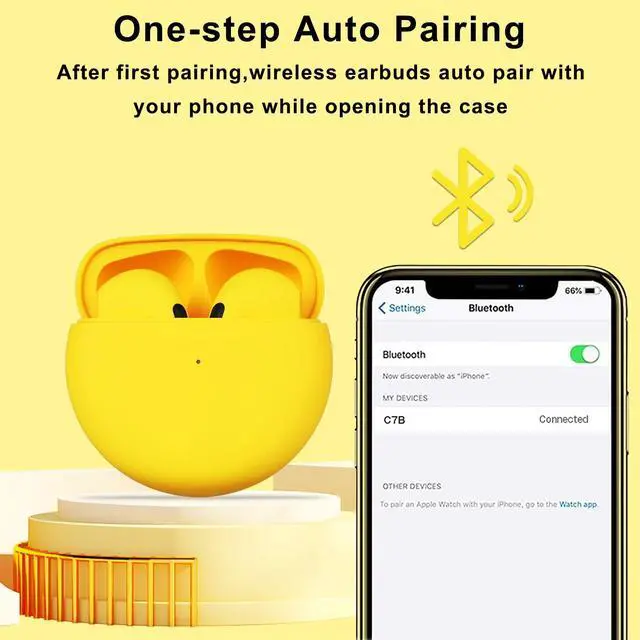 Alt view image 5 of 5 - LEEPENK 2 Pack Kids Wireless Earbuds with Charging Case for Small Ears Adults, Bluetooth 5.2 Touch Control Wireless Earbuds for Kids, kids Ear Buds for Fans of Anime Character Enthusiasts Gifts