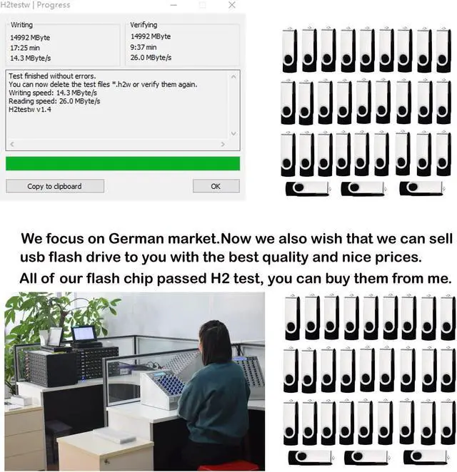 Alt view image 3 of 3 - lcwamy USB Thumb Drive Bulk 16GB USB2.0 Flash Drive 16GB USB Flash Drive 100 Pack USB Drive Thumb Drives 100 Pack USB Flash Drive (Black, No logo)