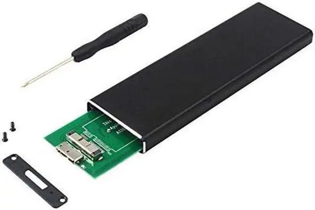 Alt view image 5 of 5 - GODSHARK PCIe SSD Enclosure for 2010 2011 MacBook Air, USB 3.0 External Reader for A1369 A1370 SSD Adapter with Case, Support Model MC503 MC504 MC965 MC966 MC505 MC506 MC968 MC969
