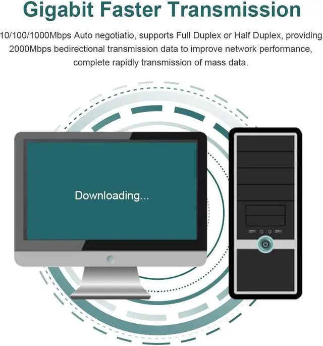 Alt view image 5 of 5 - ipolex 1.25G Gigabit Ethernet PCI Express Network Card(NIC), with Intel 82573 Controller, Single RJ-45 Port, Support Windows Server/Freebsd/VMware/SLSE