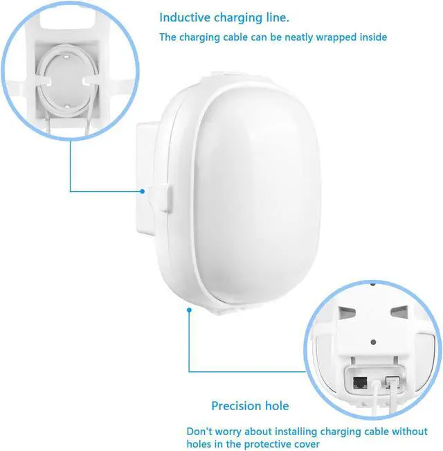 Alt view image 2 of 5 - Wall Mount for Google Nest WiFi Pro 6E, Ceiling Mount Reduce Interference, No Messy Wire, Easy Installation, 3 Pack (Router not Included)