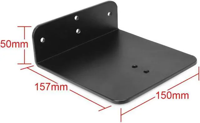 Alt view image 5 of 5 - Metal Wall Mount Duty Brackets Soundbar Holder for Denon Home 350/250 Wireless Speaker,Black