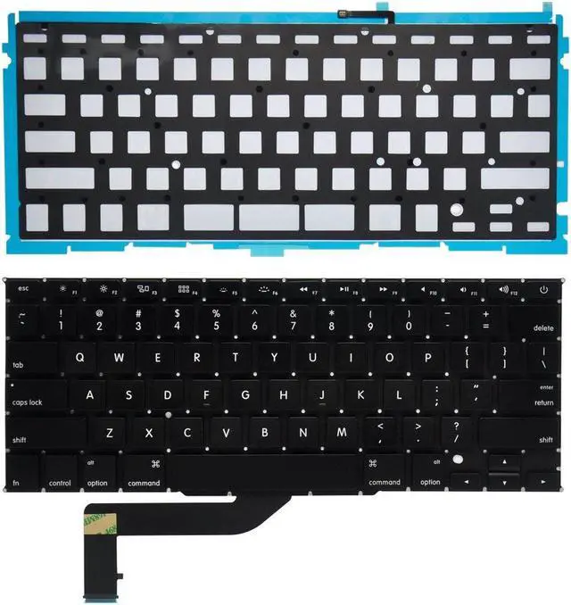 Alt view image 2 of 5 - Padarsey New Replacement US Layout Backlit Keyboard Compatible for Macbook Pro 15" A1398 2013 2014 2015 Retina W/Screws with 80pcs screws + Screwdriver