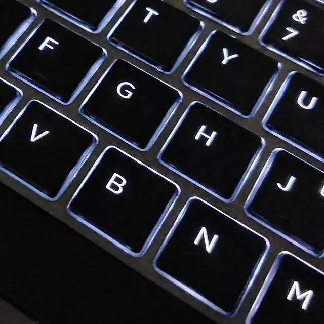 Alt view image 5 of 5 - PAEBAI+ Replacement Laptop Keyboard Backlight for HP ZBook Studio G3 Mobile 841681-001 US Layout Keyboard Grey Frame