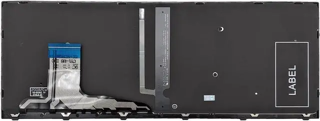 Alt view image 4 of 5 - PAEBAI+ Replacement Laptop Keyboard Backlight for HP ZBook Studio G3 Mobile 841681-001 US Layout Keyboard Grey Frame