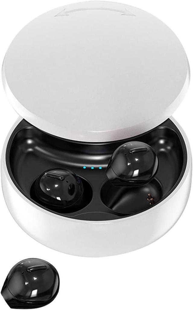Main image of Smallest Invisible Earbuds Wireless Ear Buds Bluetooth in Ear Mini Discreet Small Tiny Earpiece Sleep Earbuds Hidden with Charging Case Headphones for Small Ears Work Sleeping Android iOS Black