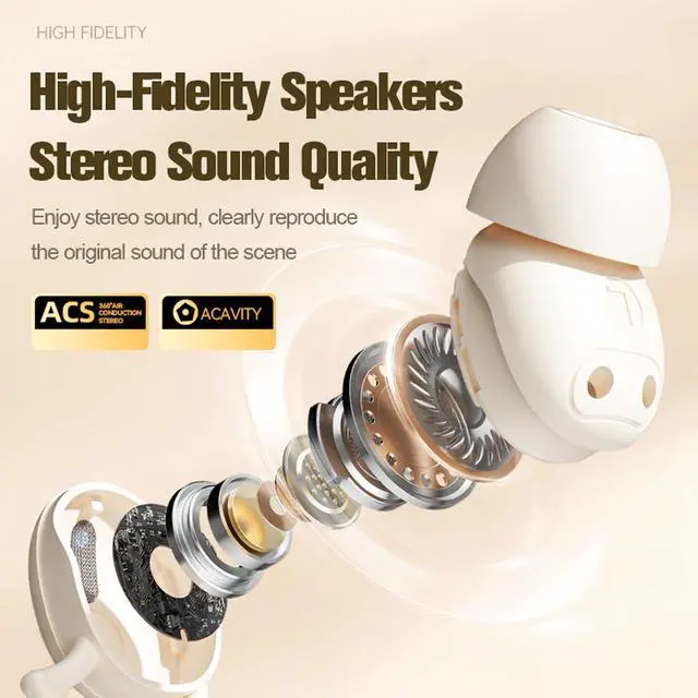 Alt view image 5 of 5 - Xmenha Sleeping Ear Buds Sleep Earbuds for Side Sleepers, Noise Cancelling Sleep Headphones Sleeping on Side, Invisible Small Tiny Mini Micro Earbuds Wireless Bluetooth Earphones for Small Ear Canals