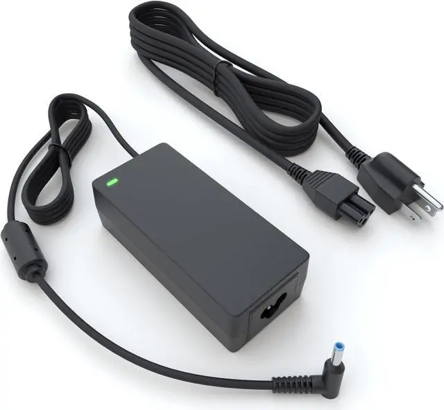 Main image of PowerSource 19.5V 65W 45W UL Listed 14Ft Long HP Smart Blue Tip AC Adapter for Many Models Including X360 Pavilion, Envy, Spectre, Elitebook, ProBook, Stream, and More Laptop Power-Supply Charger Cord