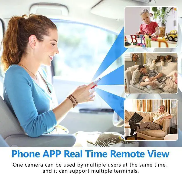 Alt view image 4 of 5 - Smallest Wireless WiFi Hidden Camera With Battery,HD1080P Spy Camera For Home Security,Baby Monitor for Home Security with Night Vision,Motion Detection,Cloud Storage for Security with iOS AndroidAPP