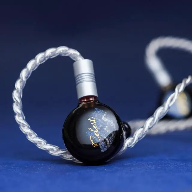 Alt view image 4 of 5 - HiFiGo Kinera Celest Pandamon 2.0 10mm Square Planar Driver in-Ear Monitor, 2.0 SPD IEMs in-Ear Earphone with All-New Looks (Blue 4.4mm)