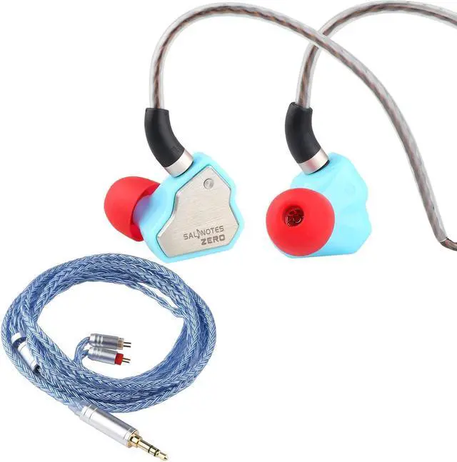 Main image of Linsoul 7Hz Salnotes Zero in-Ear Earphone(Blue, without Mic) + Tripowin Zonie Cable(2pin-0.78mm, 3.5mm, Blue)