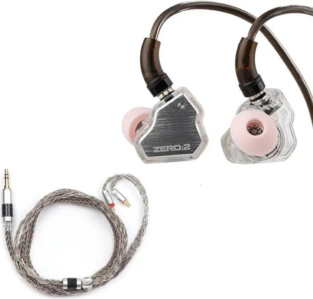 Main image of Linsoul 7Hz x Crinacle Zero:2 in Ear Monitor(Silver + Tripowin Zonie IEM Cable(2pin-0.78mm, 3.5mm, Grey)