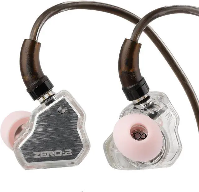 Alt view image 2 of 5 - Linsoul 7Hz x Crinacle Zero:2 in Ear Monitor(Silver + Tripowin Zonie IEM Cable(2pin-0.78mm, 3.5mm, Grey)