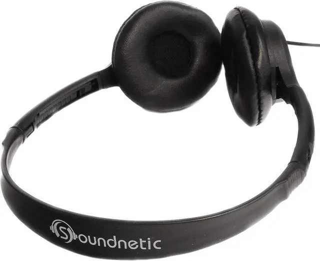 Alt view image 2 of 5 - Soundnetic SN-313 50 Pack Classroom Over The Head Stereo Low Cost Headphones with Leatherette Earpads