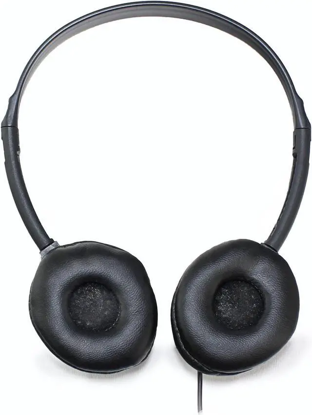 Alt view image 3 of 5 - Soundnetic SN-313 50 Pack Classroom Over The Head Stereo Low Cost Headphones with Leatherette Earpads