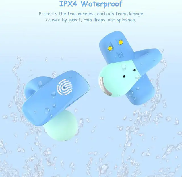 Alt view image 4 of 5 - BANIGIPA Kids True Wireless Earbuds, Bluetooth 5.4 Open Ear Headphones for Boys Girls Teens, Light Comfortable, 85dB Healthy Volume Control Protect Hearing, Built-in Mic for Calling School Travel