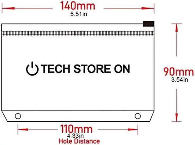 Alt view image 2 of 5 - Waterproof Durable Thumb Flash USB Drive or SD, microSD Cards Zipper Zip Lock Storage Case for 3-Ring or Similar Configuration Ring Binders - Transparent Vinyl - 10 Pack