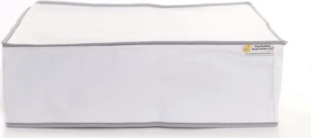 Main image of The Perfect Dust Cover, White Nylon Cover Compatible with Epson EcoTank Photo ET8550 AllinOne Wideformat Supertank Printer, AntiStatic, Double Stitched and Waterproof Dust Cover by The Perfect